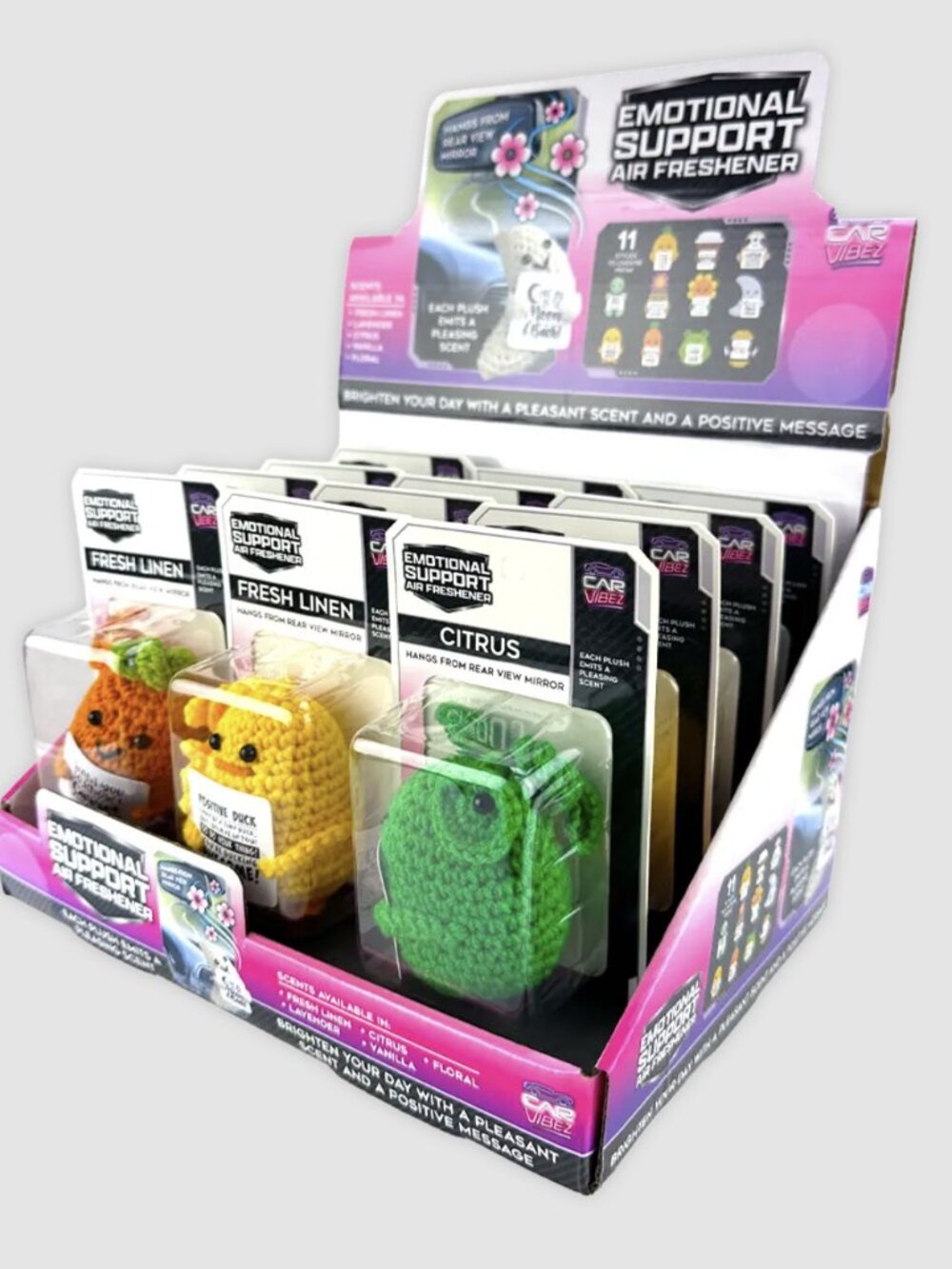 Crochet Pals Emotional Support Air Freshener - Single Pal
